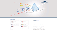 Desktop Screenshot of hansavision.com