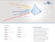 Tablet Screenshot of hansavision.com